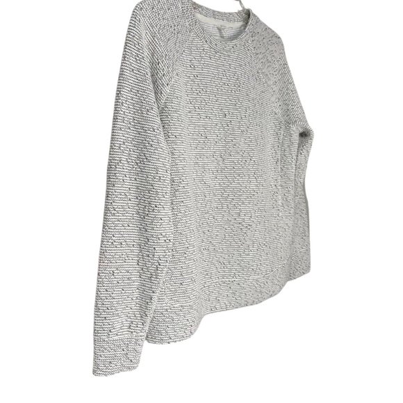 LOU & GREY FOR LOFT Women's Crewneck Stitched Cotton Blend Sweater Beige Size M - Picture 2 of 7